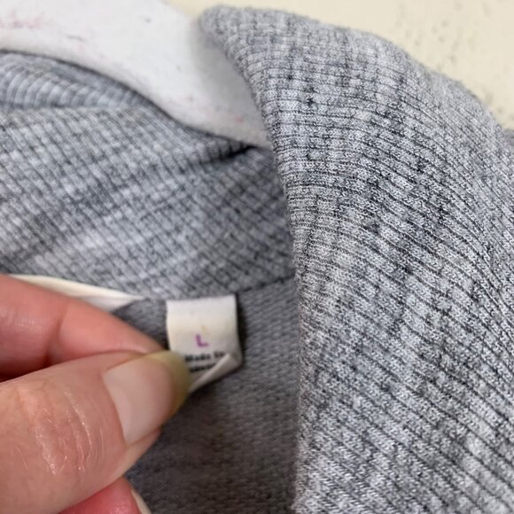 Athleta Women’s Studio Wrap Cardigan in Gray Size Large - Picture 3 of 6